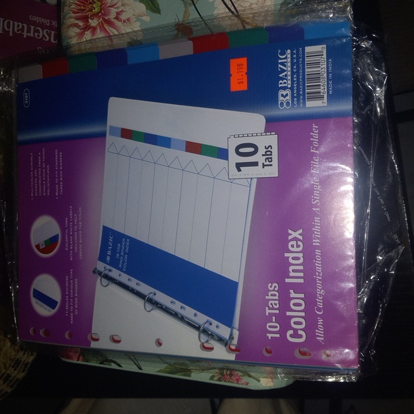10 Tabs Color Index Bundle of three - Picture 1 of 1